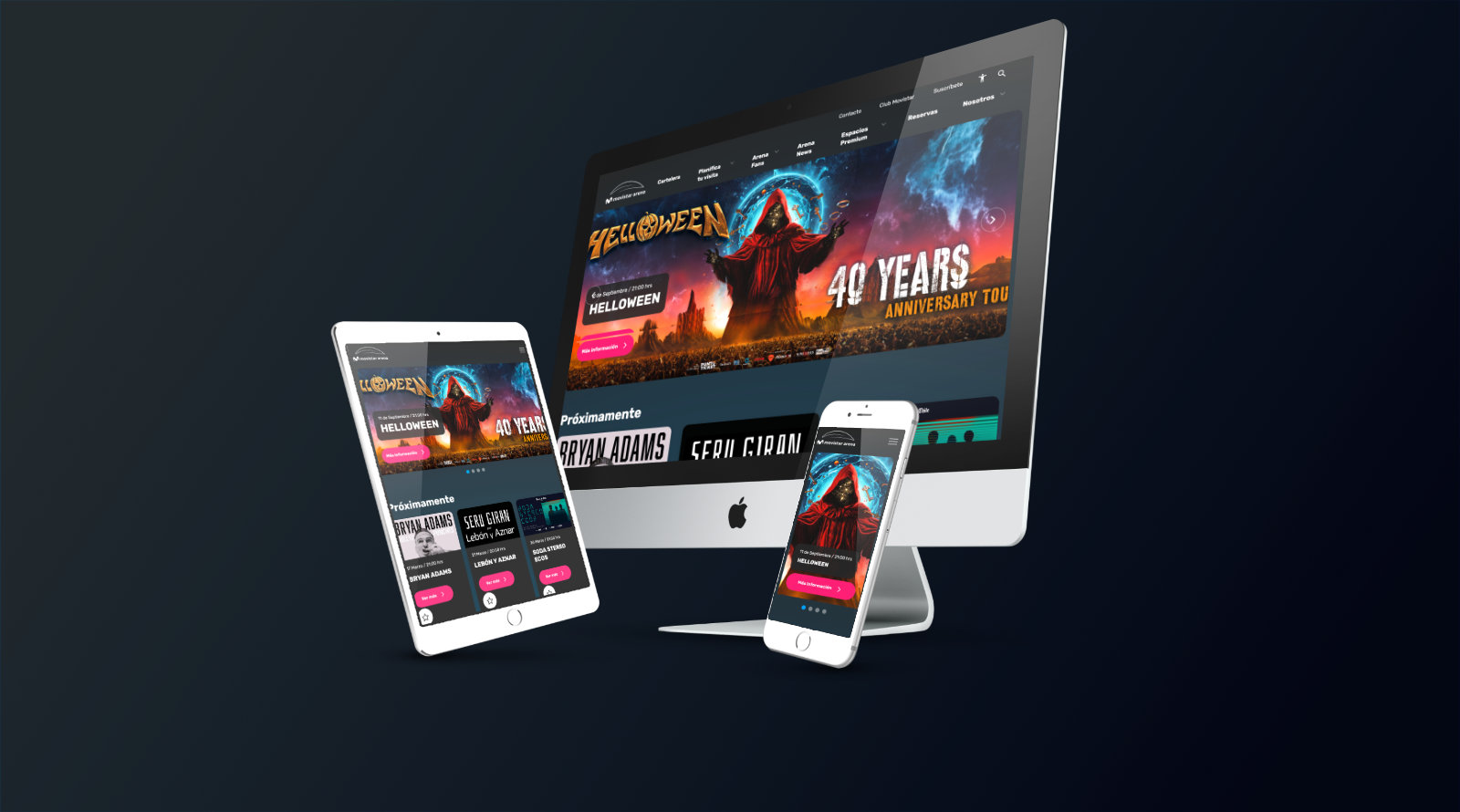 Cartelera y eventos: el nuevo sitio de Movistar Arena