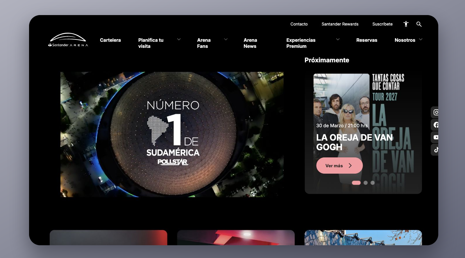 Santander Arena: experiencia digital para un nuevo capítulo